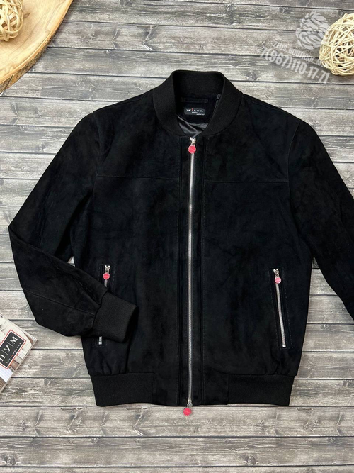 Кожаный бомбер Kiton
