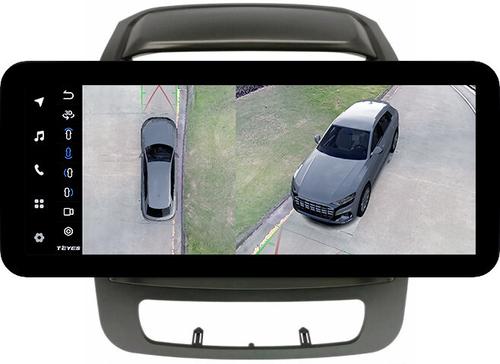 Магнитола для KIA Sorento 2 XM 2012-2020 (отдельный экран климата, без штатной КЗВ) - Teyes LUX ONE 360 монитор 12.3" 2K QLED на Android 10, Быстрая, CarPlay, 4G SIM-слот, 4 камеры в комплекте