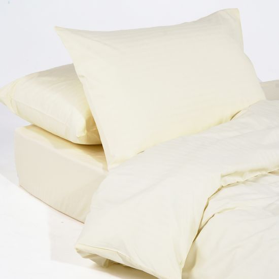 Простыня на резинке Ivory, 140x200х30, страйп полисатин HOMY