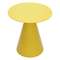 Столик кофейный Marius, Ø50х55 см, желтый