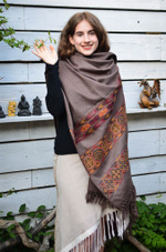 Шаль Куллу (корица)