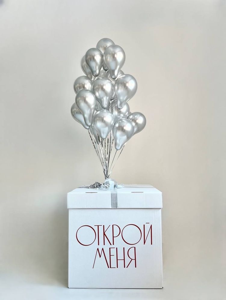 Коробка с воздушными шарами на предложение №3073