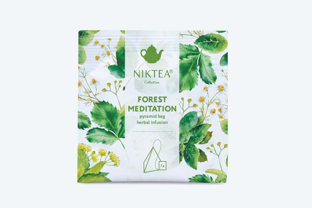 Чай в пирамидках травяной NIKTEA Forest Meditation, Niktea Лесная Медитация