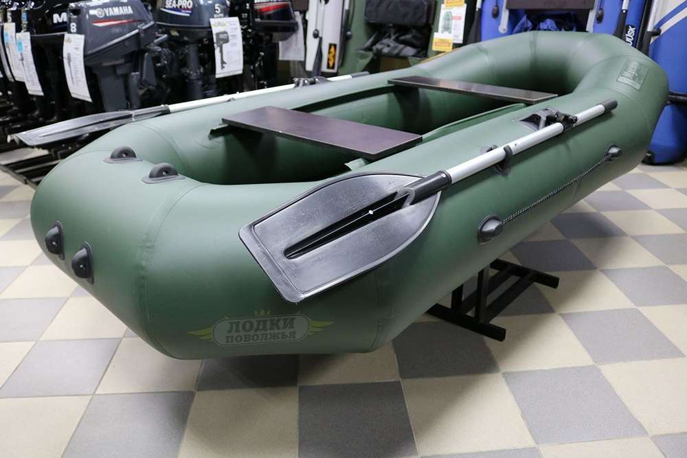 Лодка пвх муссон h-270 нд (цвет: зелёный)