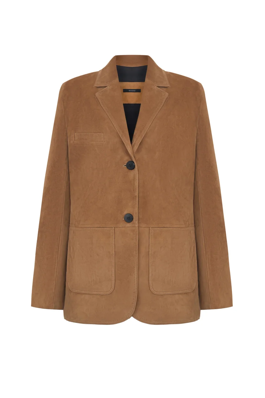 Жакет ЗАМША, Горчичный