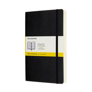 Блокнот Moleskine Classic Soft Expended Large 130х210 мм 400 стр в клетку мягкая обложка (QP617EXP)