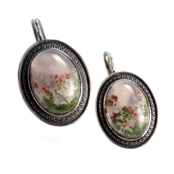 Серьги "Дальвинья" орфеев агат асс.