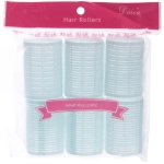Бигуди липучки, 6шт., однотонные, цвет микс, d-4см