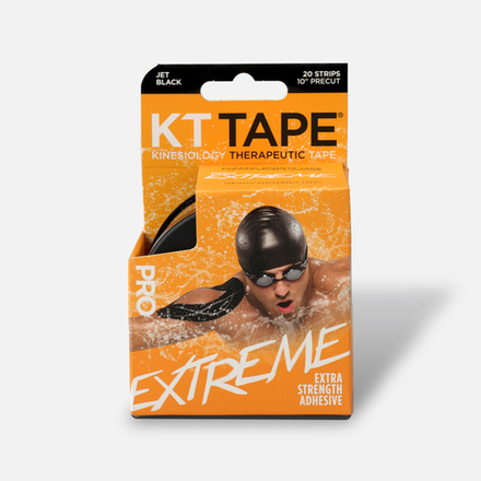 Кинезиотейп KT Tape PRO Extreme,Синтетическая основа,20 полосок 25х5см преднарезанный цвет Titan Tan