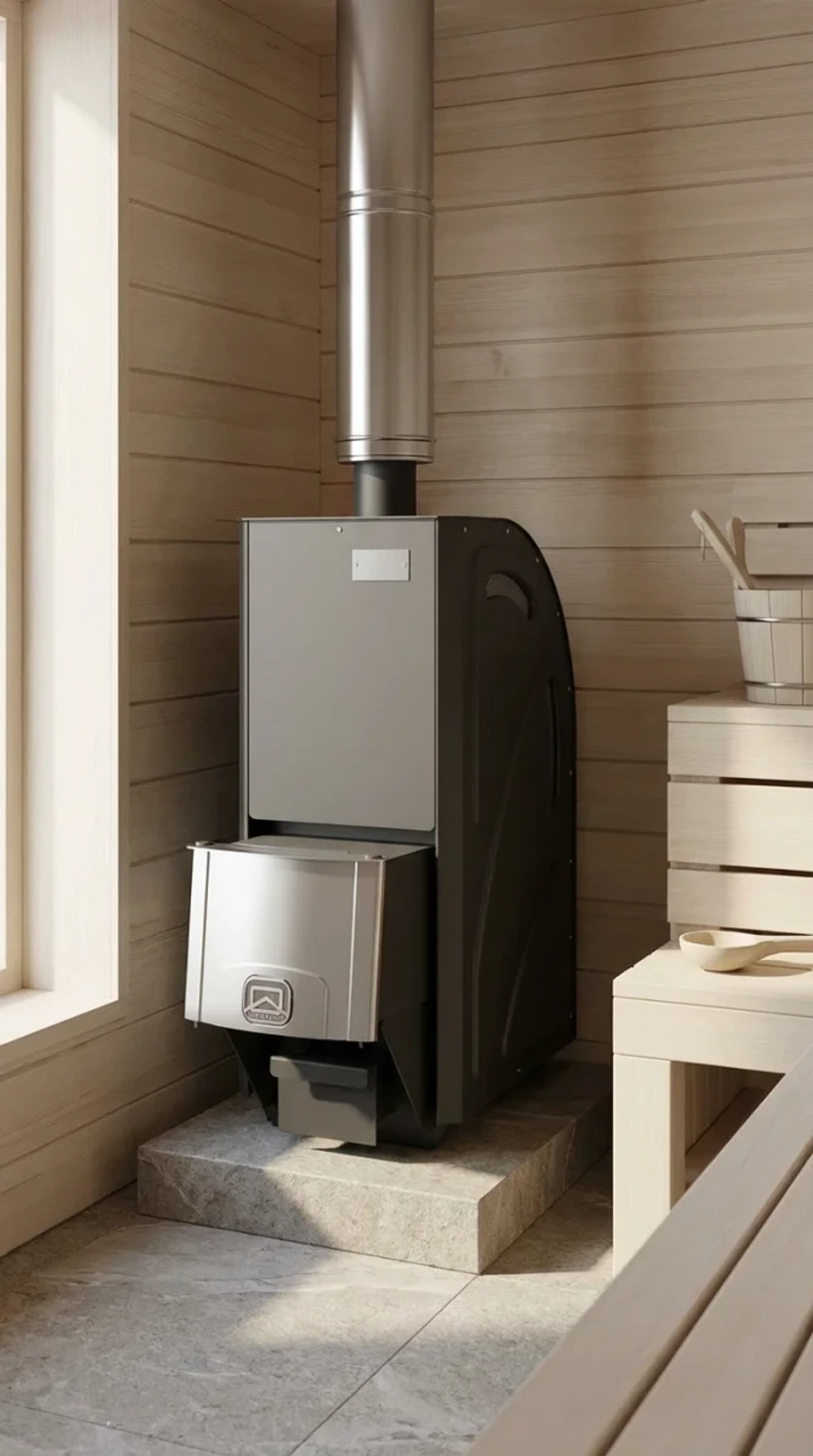 Печь для бани Каскад-12 Т (2018)