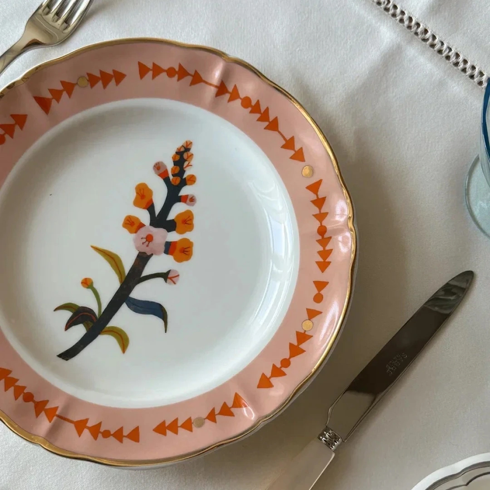 BITOSSI HOME Тарелка десертная Botanica Orange 20,5см