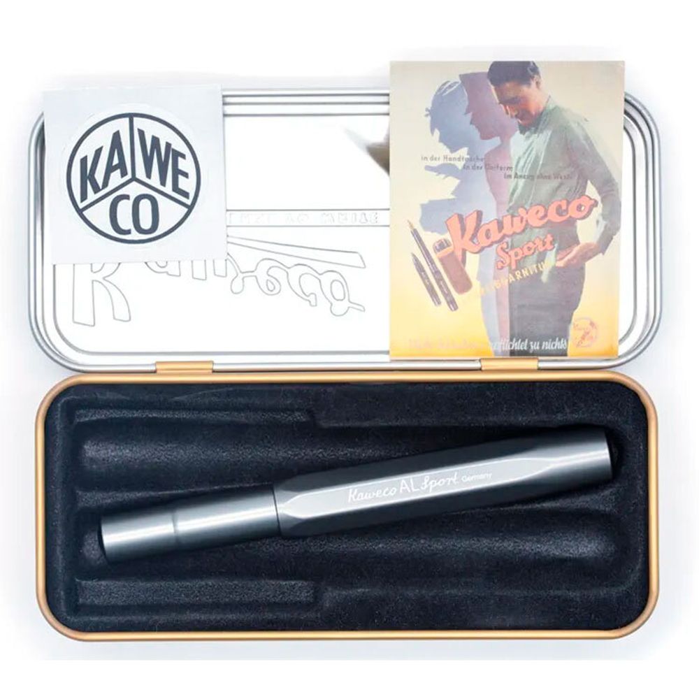 Перьевая ручка Kaweco AL Sport BB 1.3мм серебристый (10000426) 7