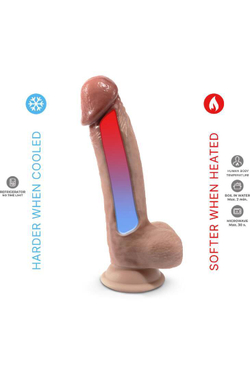 Фаллоимитатор Premium Real Skin, телесный, 8"