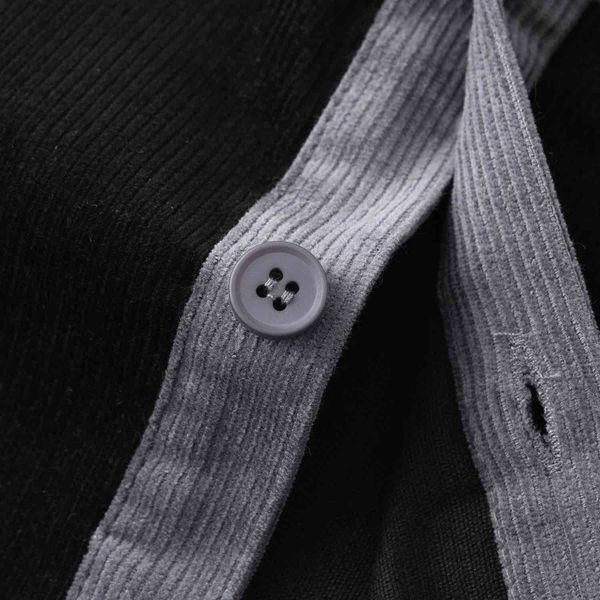 Рубашка Velvet Button черный/серый - фото 8