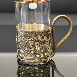 Чайный набор "Охотники" с ложечкой