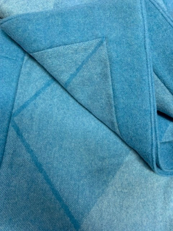 Плед 140х190 Blumarine Lana Blu Laguna синий вид