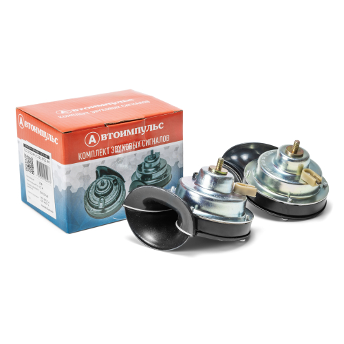 Сигнал звуковой, ГАЗ, 12 В (комплект низкий тон/высокий тон)