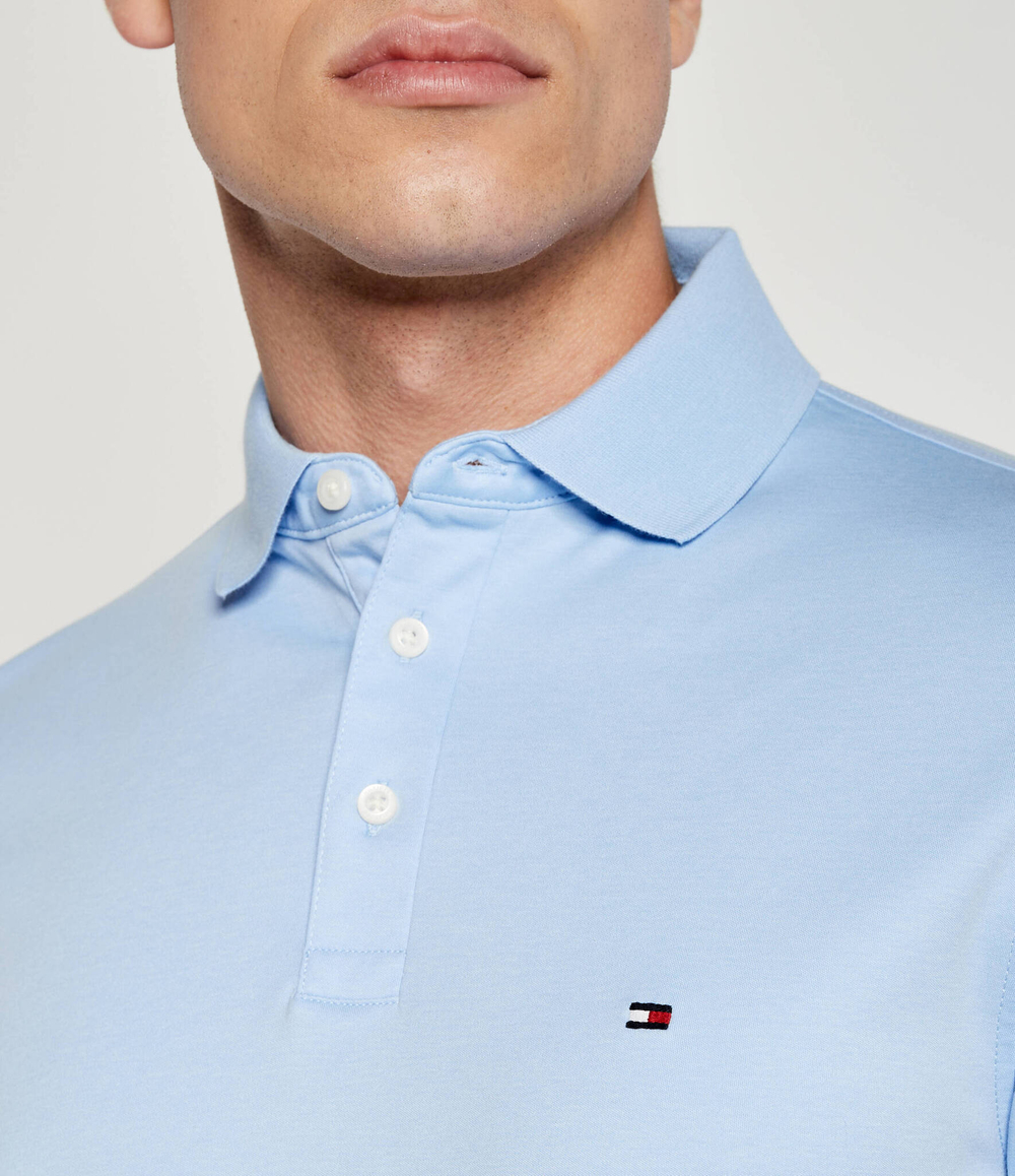 Поло Tommy Hilfiger - голубой(MW0MW35588)