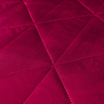 Велюровое покрывало в клетку и две наволочки OVL035