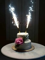 Свеча Фонтан для торта, 30 сек, 12 см