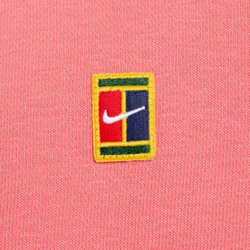 Мужская кофта теннисная Nike Court Fleece Tennis Hoodie - sea coral