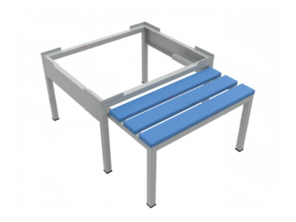 Подставка-скамейка для шкафа ПШвп-500, 500х770х350