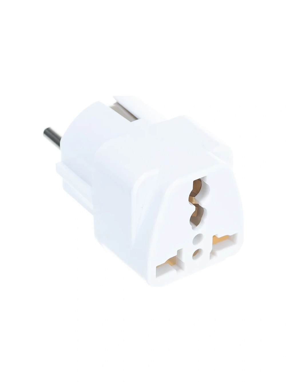 Универсальный переходник с/з белый 16А 250В UNIVersal 1186