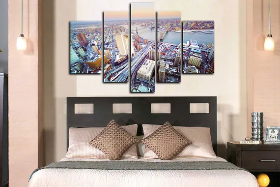 Модульная картина "Мегаполис"