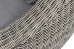 "Барселона" диван из искусственного ротанга трехместный, цвет графит