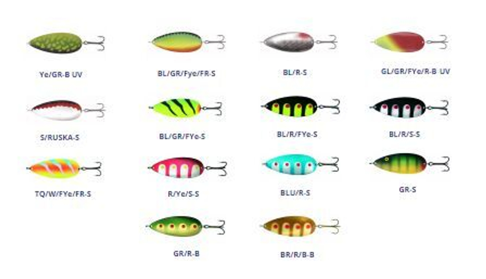Блесна для рыбалки колебалка 80 мм 22 г
