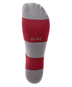 Гетры футбольные CAMP BASIC SOCKS, гранатовый/серый/белый