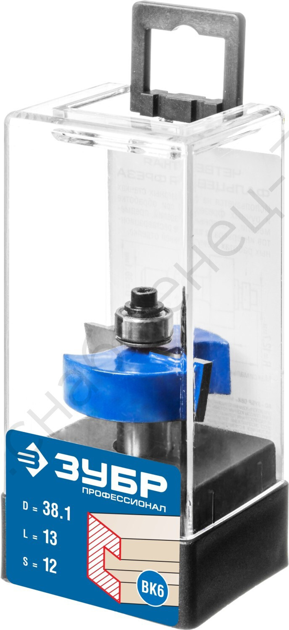 ЗУБР 38.1x13мм, хвостовик 12мм, фреза фальцевая