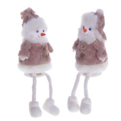 GAEM Изделие декоративное "Снеговик", с колпаком, L7 W7 H19 см, 2в.