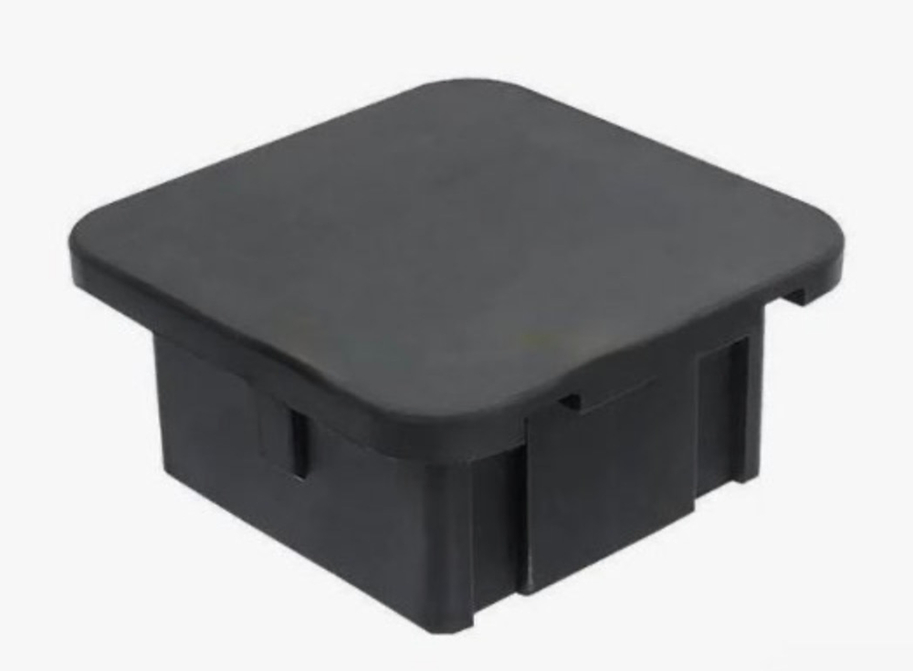 Заглушка на фаркоп под квадрат 50x50, резина