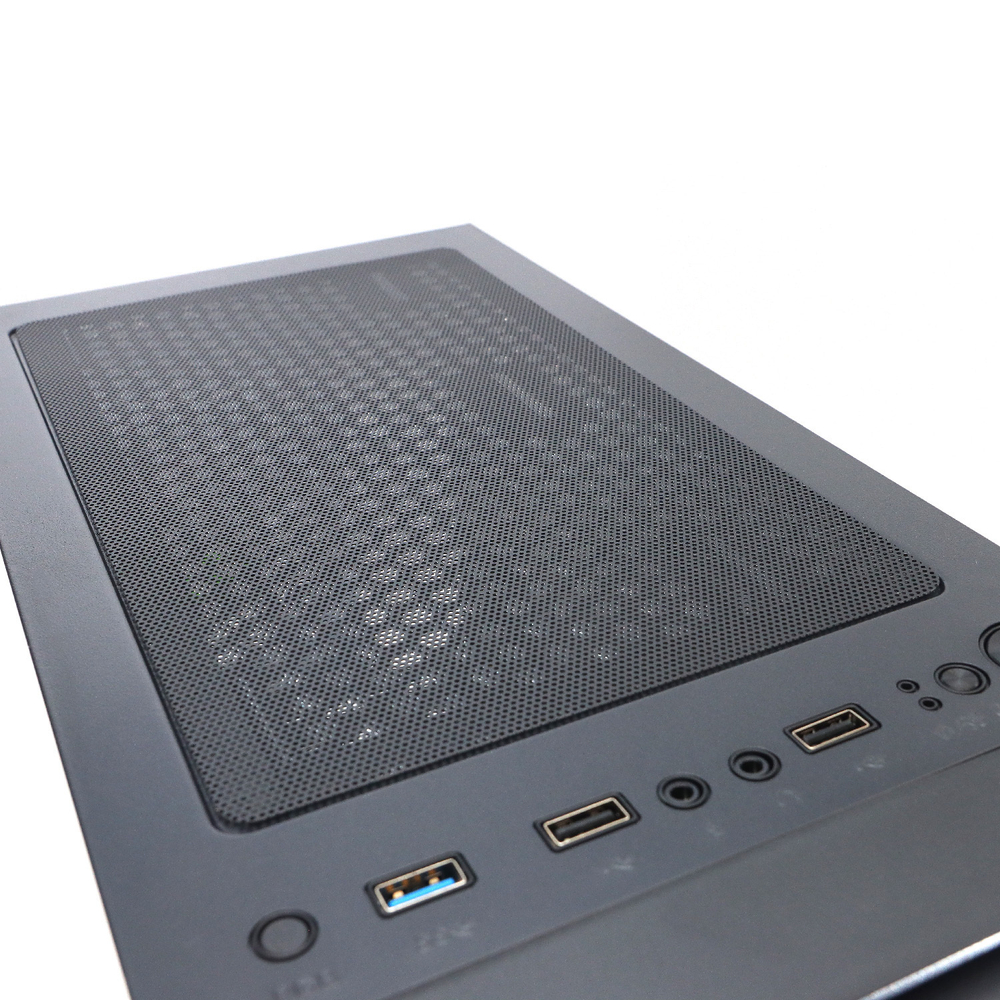 Корпус BaseTech eXtreme GFX-04, Без БП, ATX, чёрный, 4xRGB FAN, 2xUSB2, 1xUSB3, бок: закалённое стекло (BT-GFX-04-TG-4F-RGB)