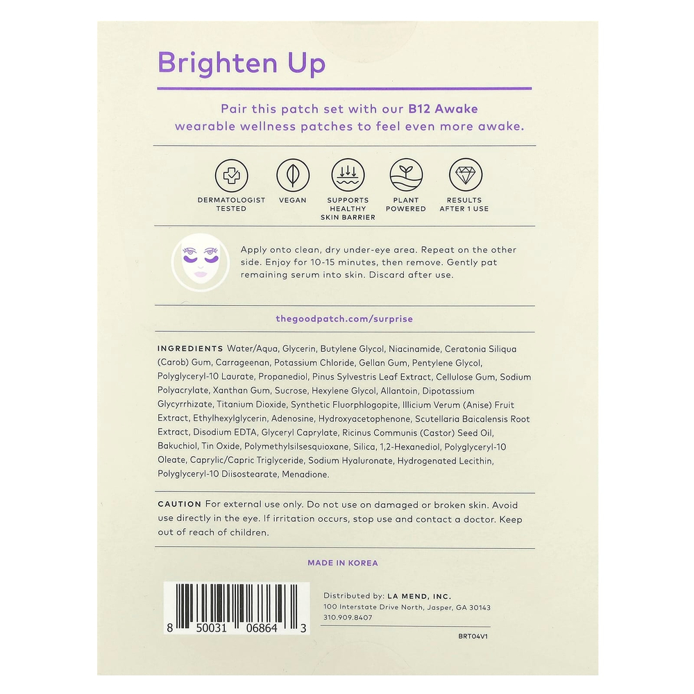 The Good Patch, Патчи для глаз, 3 набора