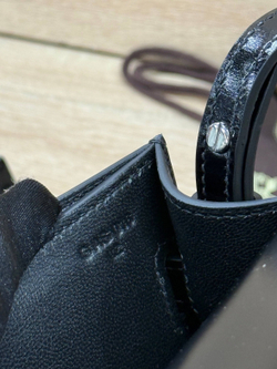 Сумка через плечо Hermes Kelly Depeches 25 Noir