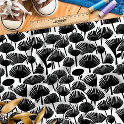 Ткань Ниагара Софт двуцветная цветочная фантазия