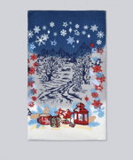 Полотенце вафельное 35*60см «Новогодний уют» НГ_2