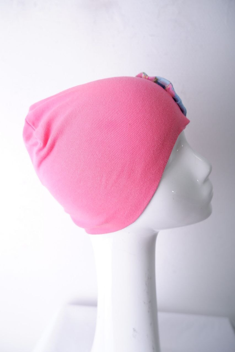 Шапка с бантиком