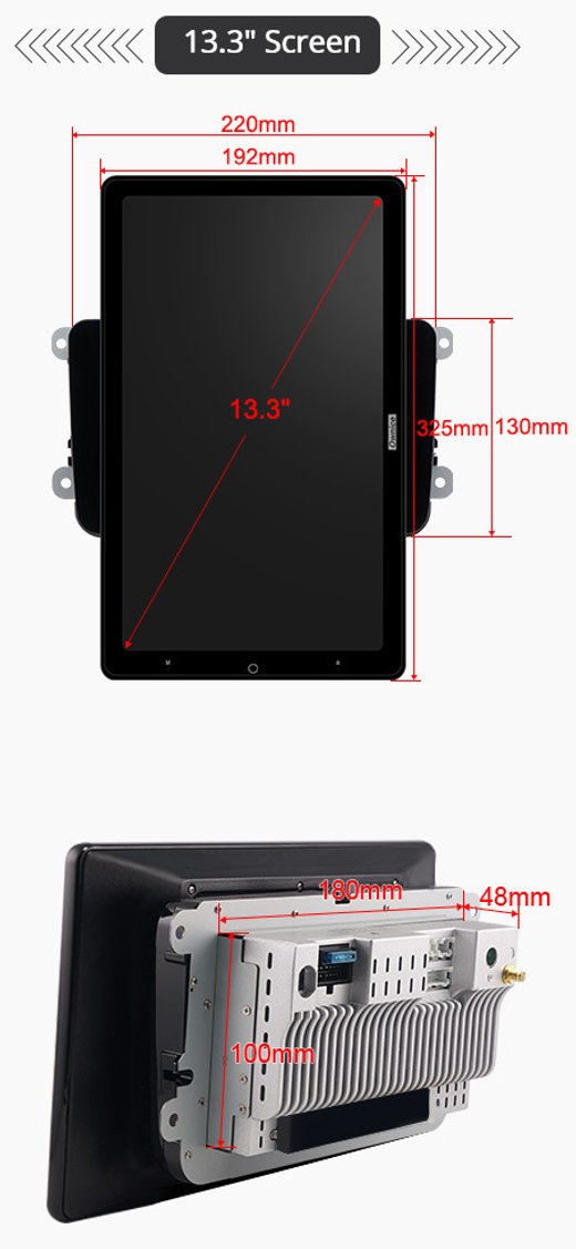 Магнитола Volkswagen T5, T6, Tiguan, Passat, Polo, Jetta, Amarok, Golf и др., Skoda Fabia, Rapid - Carmedia OL-1903-2D-P (вертикально-поворотный экран 13.3") на Android 10, ТОП Процессор, 4Гб-64Гб, SIM-слот