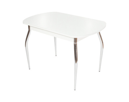 Стол Аврора Ривьера СВ, Стекло, Белый