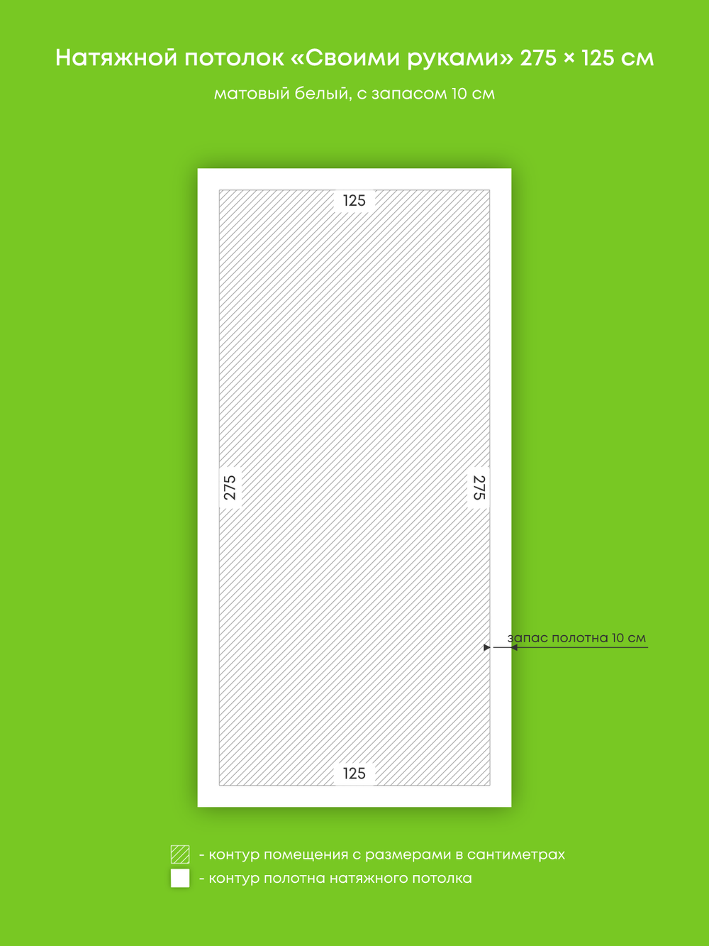 Натяжные потолки 5.4 м2, 3.4 м2