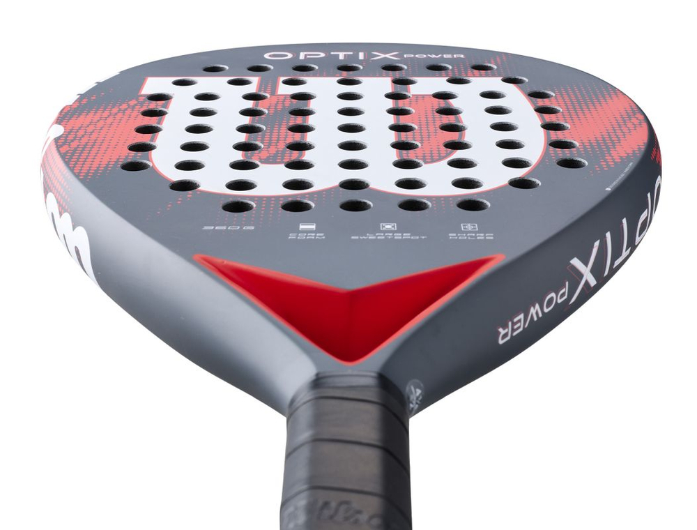 Ракетка для падел тенниса Wilson Optix V2 Power - red