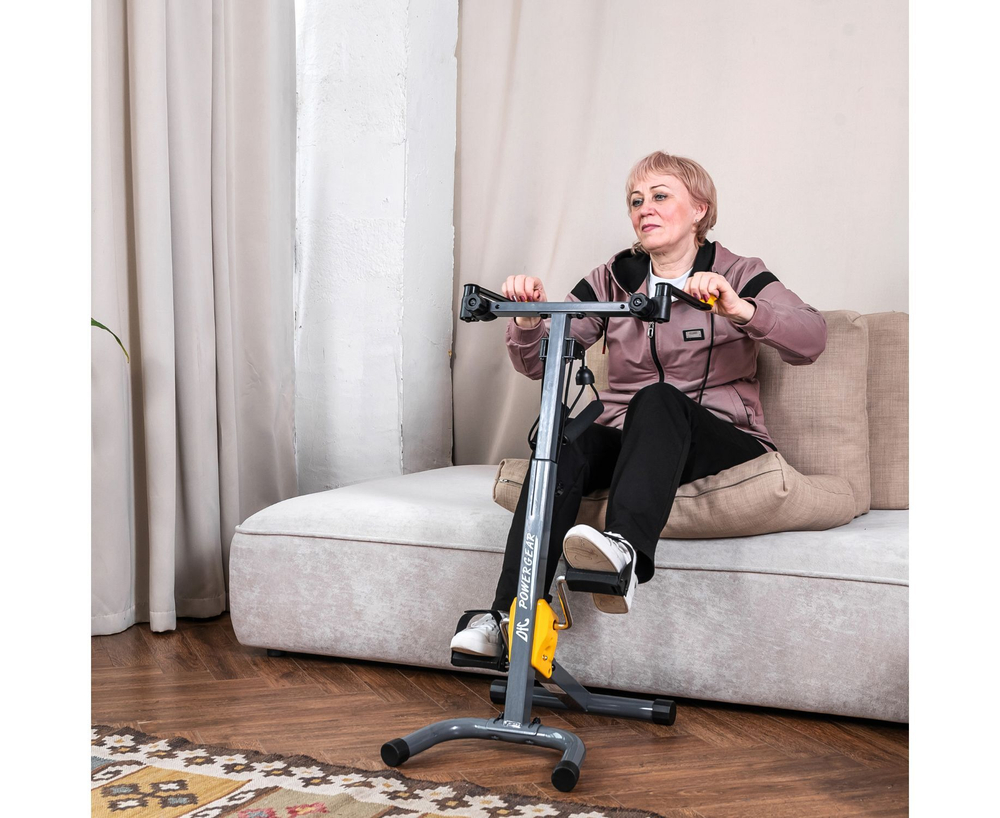 Велотренажер двойной DFC B810Y DUAL BIKE MAXI