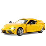 Модель 1:31 Toyota Supra [US], желтый, откр. двери, свет, звук