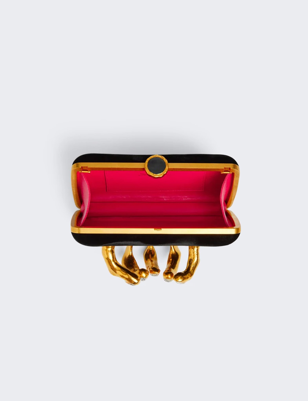Schiaparelli Hand In Hand Clutch "Noir"