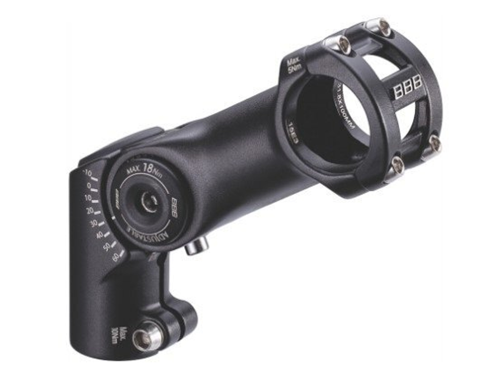 Вынос регулируемый BBB HighFix 120mm 31.8 черный, шт