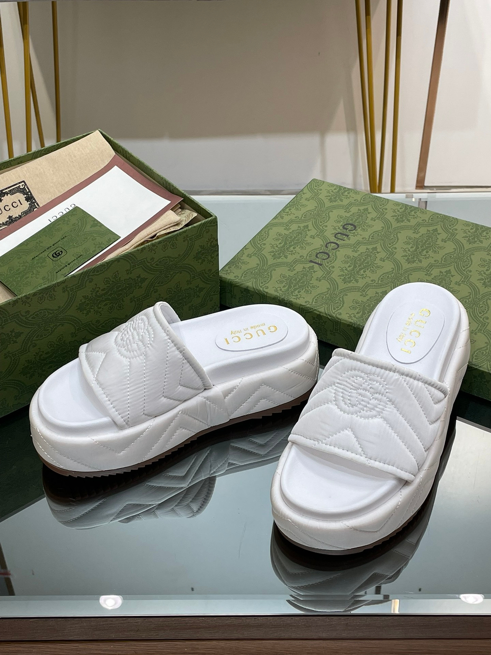 Gucci Platform Slide Sandal