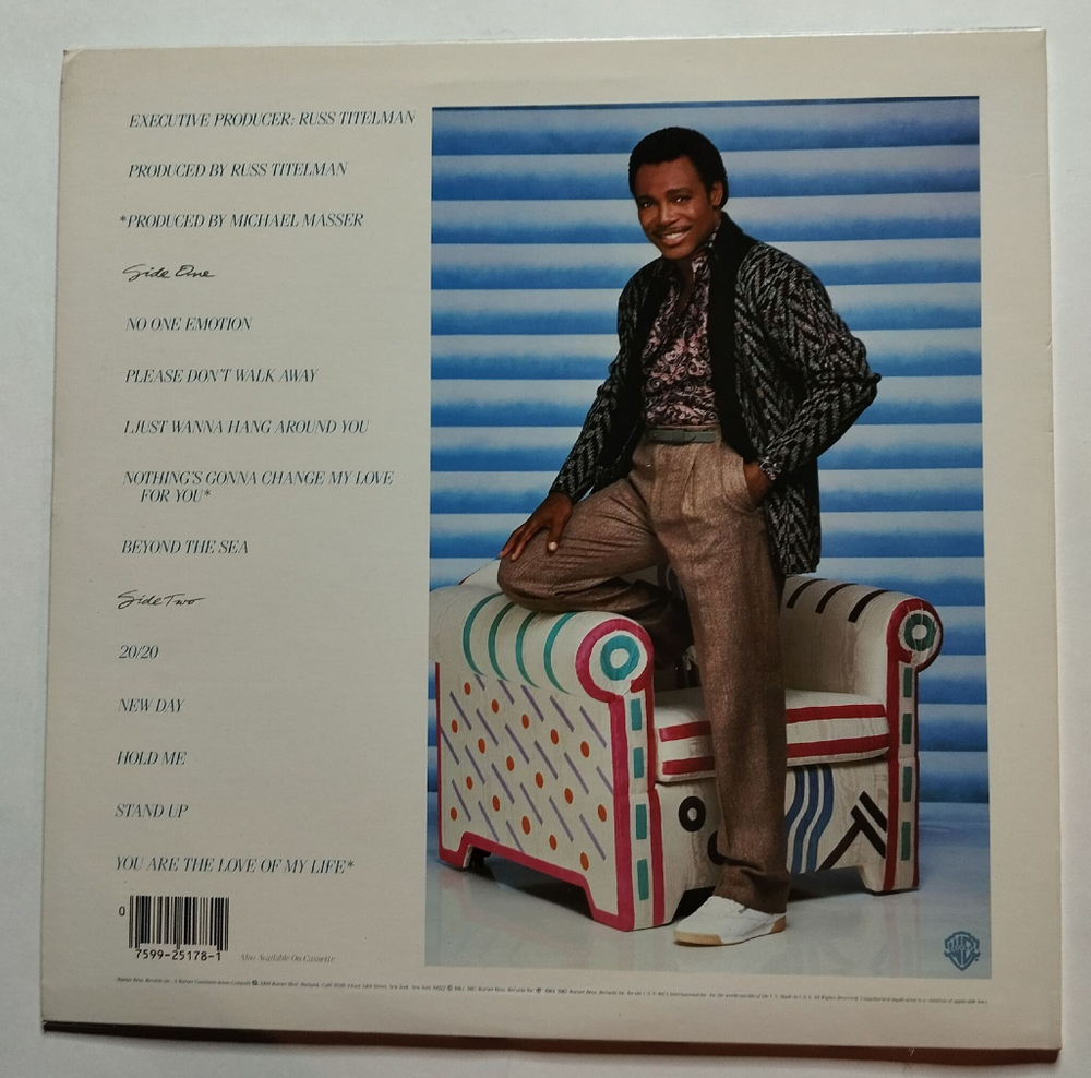 Винтажная виниловая пластинка LP George Benson 20/20 (USA 1985)